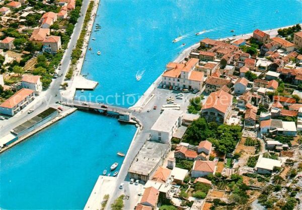 Tijesno Bosnien Herzegowina Fliegeraufnahme Kanal
