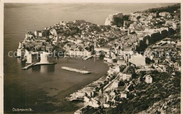 Dubrovnik Ragusa Fliegeraufnahme