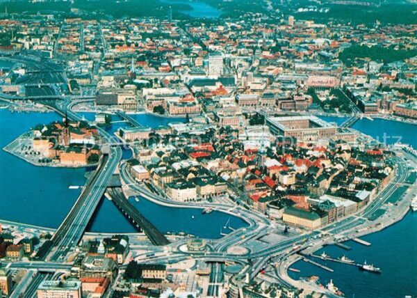 Stockholm Fliegeraufnahme