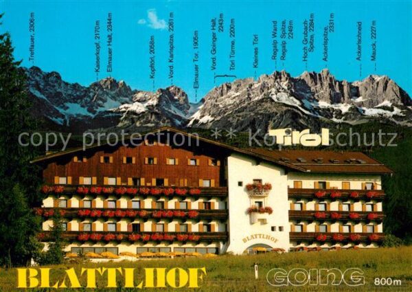 Going Wilden Kaiser Tirol Hotel Blattlhof Kopftörl Hoch Grubach-S