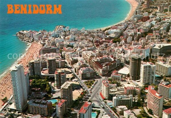Benidorm Fliegeraufnahme