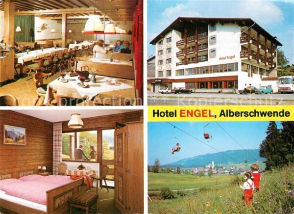 Alberschwende Hotel Engel Gastraum Zimmer Sessellift