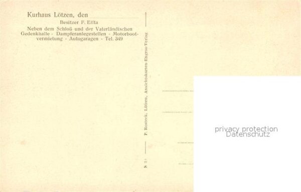Loetzen Masuren Gizycko Kurhaus – Bild 2