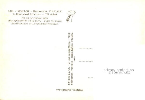 Monaco Restaurant I Escale – Bild 2