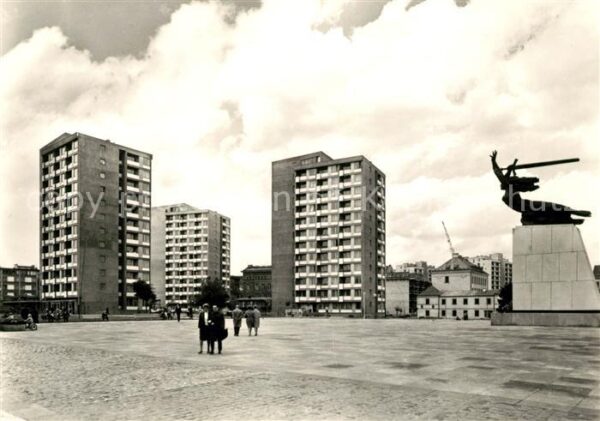Warszawa Theaterplatz Denkmal Helden Warschaus