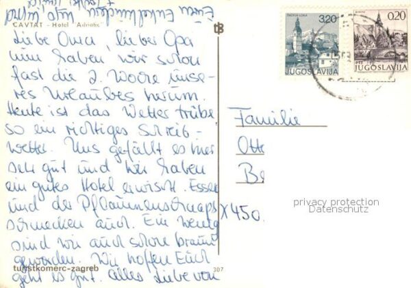 Cavtat Dalmatien Hotel Adriatic – Bild 2