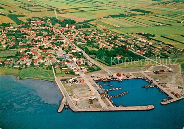 Hals Danmark Fliegeraufnahme Hafen