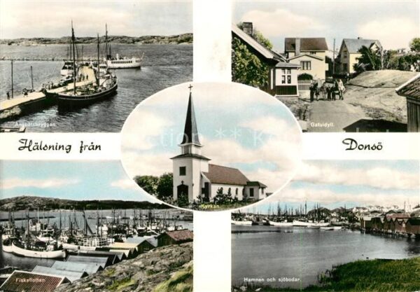 Donsoe Angbatsbryggan Fiskeflottan Hamnen