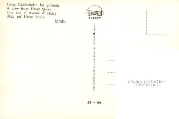 Izmir Hatay Caddesinden bir görünüs – Bild 2