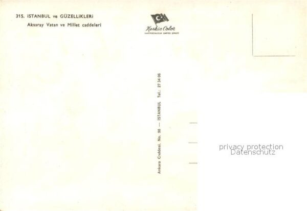Istanbul Constantinopel Aksaray Vatan ve Millet caddeleri – Bild 2