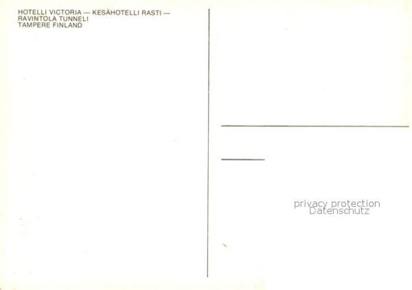 Tampere Hotelli Victoria Kesähotelli Rasti – Bild 2