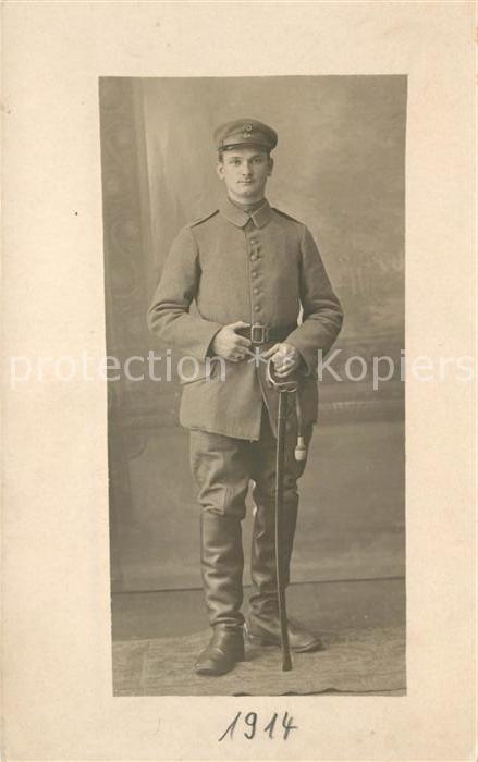 Militaria Deutschland WK1 Uniform Säbel urbach Karlsburg