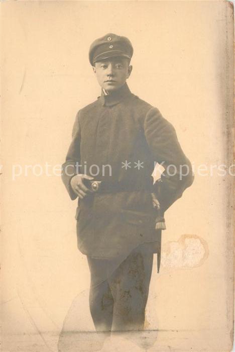 Militaria Deutschland WK1 Uniform Bildschaden