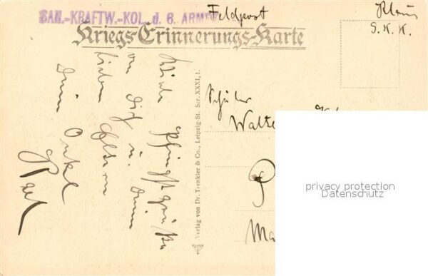 Militaria Deutschland WK1 MG Maschinengewehr Artillerie – Bild 2