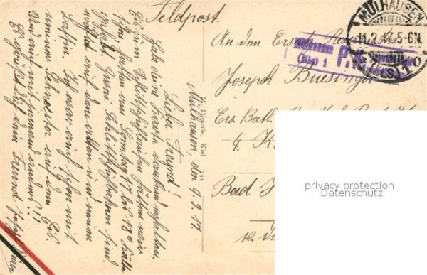 Militaria Deutschland WK1 Marine Torpedoboot Divison Mühlhausen E – Bild 2