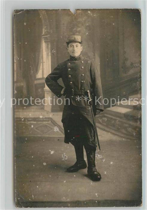 Militaria Frankreich WK1 Uniform Degen 16. Regiment Infanterie