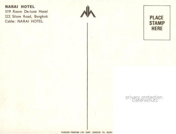 Bangkok Narai Hotel – Bild 2