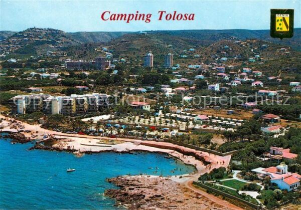Denia Vista Aerea de Les Rotes Camping Tolosa