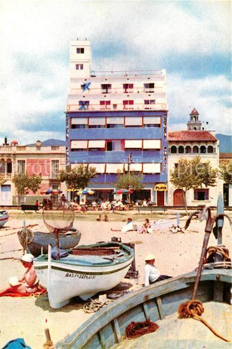 Calella de la Costa Hotel Playa Strand Fischerboote
