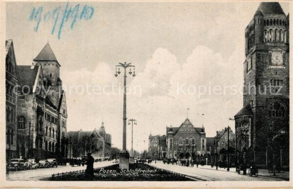 Posen Poznan Schlossfreiheit