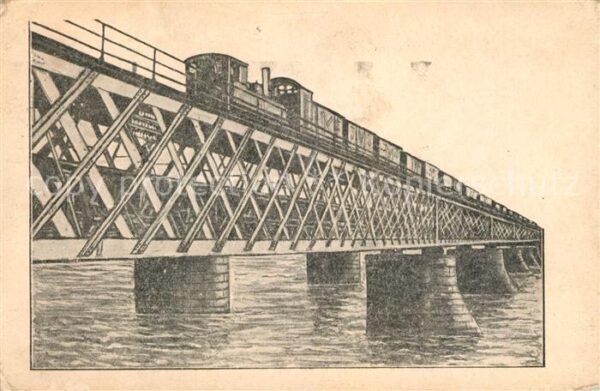 Warschau Masowien Eisenbahnbrücke