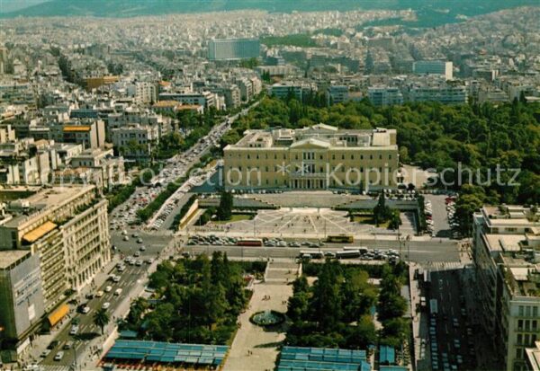 Athen Griechenland Fliegeraufnahme
