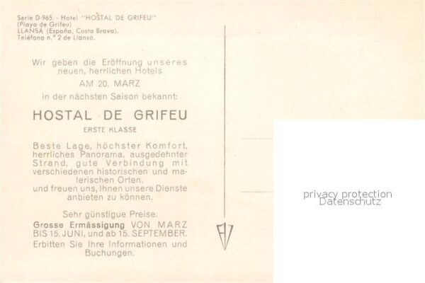 Llansa Hostal de Grifeu Strand – Bild 2