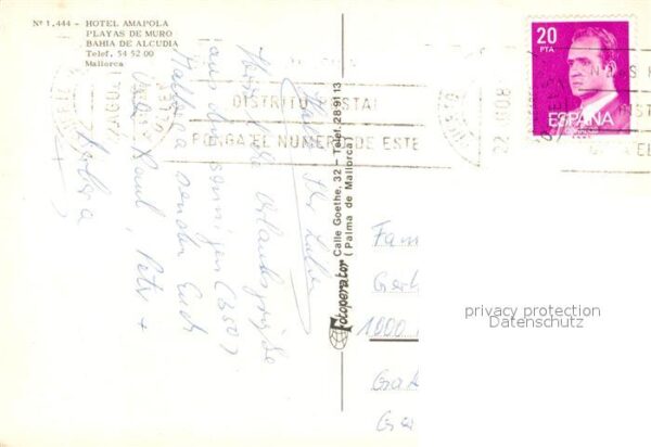 Bahia de Alcudia Hotel Amapola Fliegeraufnahme – Bild 2
