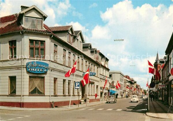 Frederikshavn Danmarksgade med Hoffmanns Hotel