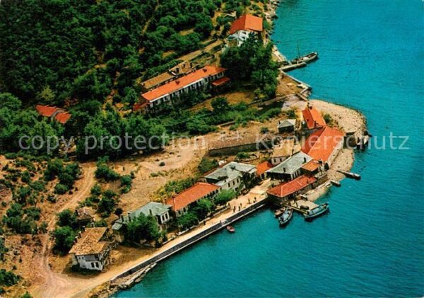 Athos Fliegeraufnahme Hafen Daphni