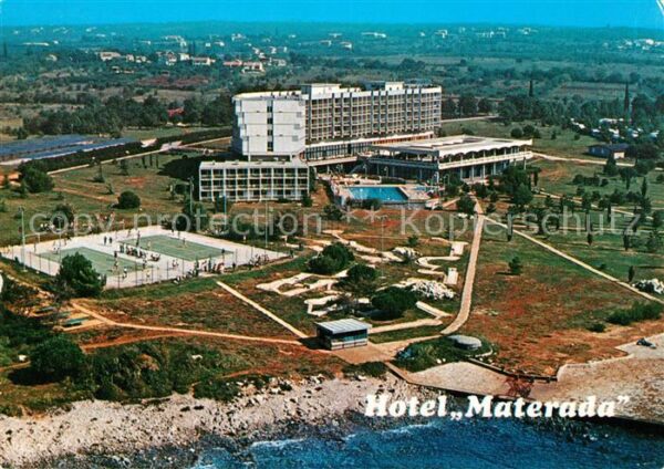 Porec Fliegeraufnahme Hotel Marerada