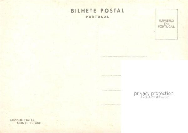 Monte Estoril Grande Hotel – Bild 2