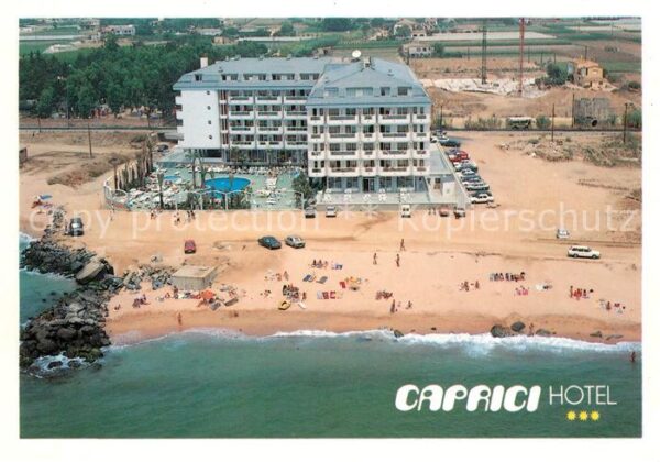Santa Susanna Fliegeraufnahme Hotel Caprici