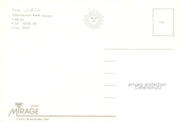 SOUSSE  Tunesie Hotel Karawan – Bild 2