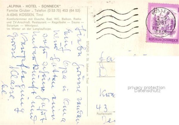 Koessen Tirol Alpina-Hotel-Sonneck – Bild 2
