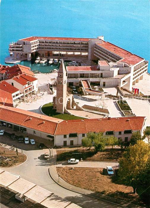 Portoroz Fliegeraufnahme Hotelsko naselhe Bernar
