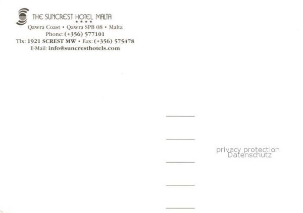 Screst Teh Suncrst Hotel Malta – Bild 2