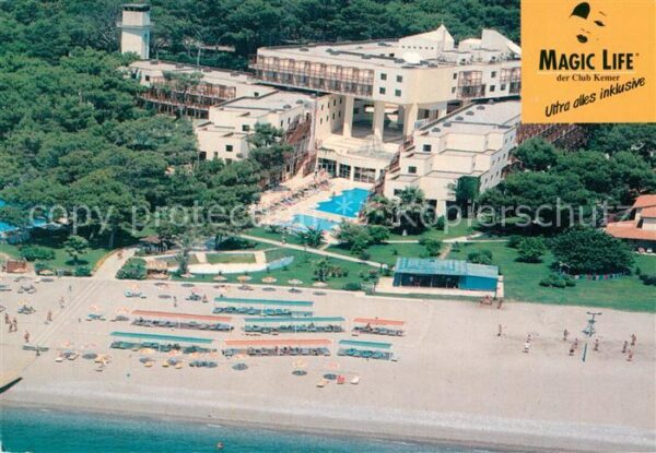 Kemer Tuerkei Turkey Fliegeraufnahme Magic Life Club am Stra