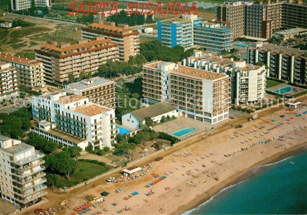 Santa Susana Fliegeraufnahme Costa del Maresme Stran