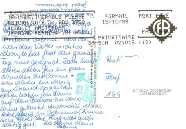 Ibiza Islas Baleares Playa d`en Bossa Fliegeraufnahme – Bild 2
