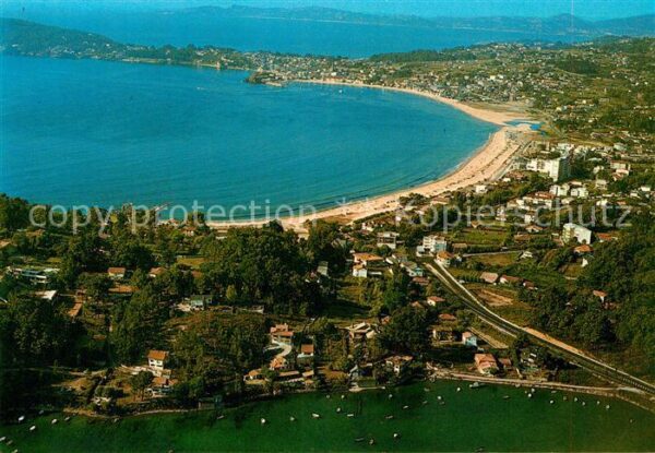 Vigo Galicia Espana Fliegeraufnahme Playa America