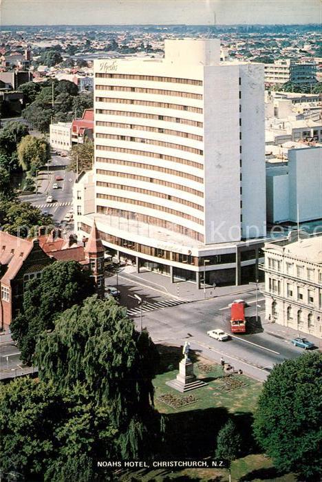 Christchurch Canterbury Noahs Hotel aerial view