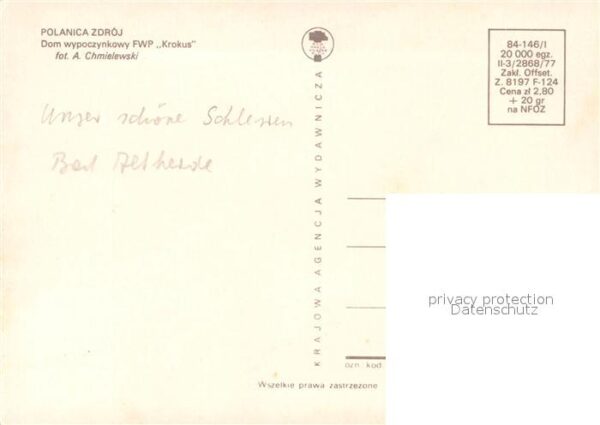 Polanica-Zdrój  Dom wypoczynkowy FWP Krokus – Bild 2