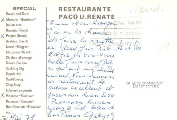 Bilbao Espana Restaurante Paco u. Renate – Bild 2