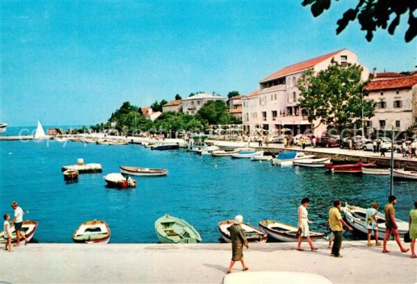 Malinska Haludovo Hotel Triglav Hafen Hafenpromenade