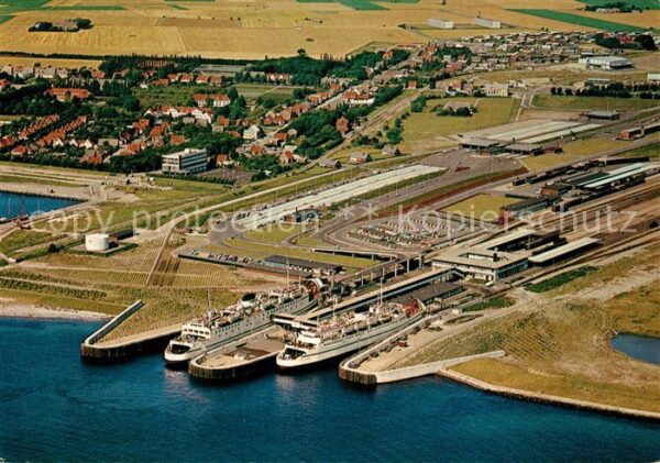 Rodbyhavn Hafen Fliegeraufnahme