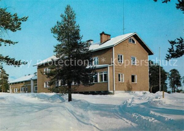 Inari Matkailuhotelli Hotel im Winter