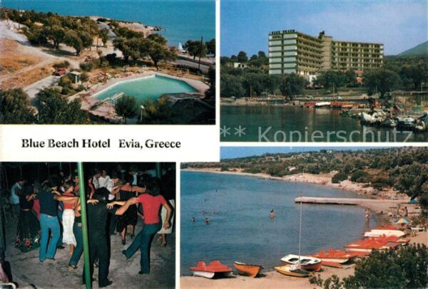 Evia Griechenland Greece Blue Beach Hotel Tanzlokal Swimming Poo