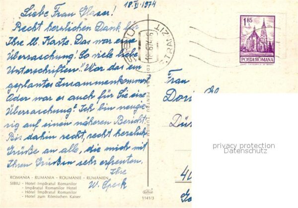 Sibiu Hermannstadt Hotel Imparatul Romanilor – Bild 2