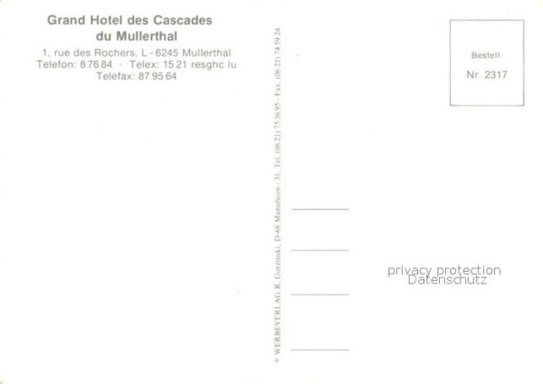 Mullerthal Petite Suisse Grand Hotel des Cascades du Mullerthal – Bild 2